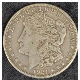 1921-S MORGAN SILVER DOLLAR