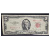SERIES 1957-B RED SEAL $2 NOTE