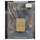 THE PERTH MINT 10 GRAM GOLD INGOT - 99.99% GOLD