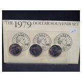 1979 SUSAN B. ANTHONY DOLLAR SOUVENIR SET -
