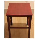 Cherry Wood Stool/ Side Table