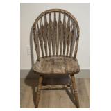Arrow Back Windsor Style Wood Chair