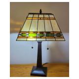 Tiffany Style Geometric Table Lamp