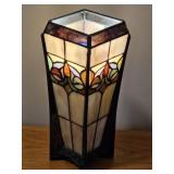 Art Deco Tiffany Style Stained Glass Lamp