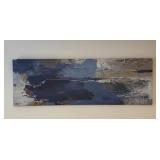 Textured Abstract Wall Artwork 12 x 35