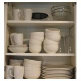 White & Clear Glass Dish Collection