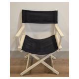 Classic Black & Wood Folding Director