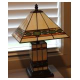 Amora Lighting Tiffany Style Mission Table Lamp