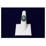 Traditional Navajo Turquoise Sterling Silver Ring