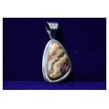 Jay King Sterling Silver Pendant w/ Bee Jasper