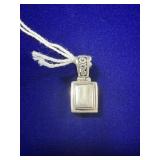 STERLING SILVER RECTANGLE UNSTAMPED/BLANK