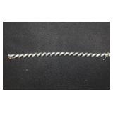 Sterling Silver Italian San Marco Twist Bracelet