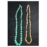 Malacite & Tigers Eye Necklaces