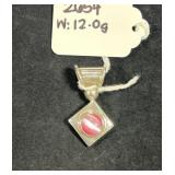 STERLING SILVER & PINK CAT