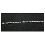 Cubic Zirconia XO Tennis Bracelet