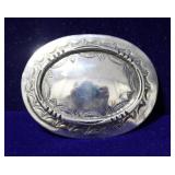 Sterling Silver Native American Belt Buckle