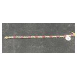 ROSS SIMONS GOLD OVER STERLING SILVER TENNIS