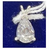 Pear Cut Cubic Zirconia Pendant
