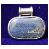 Sterling Silver Lapis Lazuli Pendant