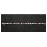 Tanzanite & Cubic Zirconia Tennis Bracelet