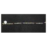 Multi-Gem Sterling Silver Tennis Bracelet