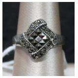 Sterling Silver Marcasite Ring