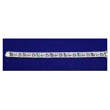 Ross Simons Multi-Gem Stone Silver Bracelet