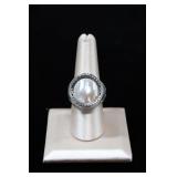 Bali Sterling Silver Mother of Pearl Ring