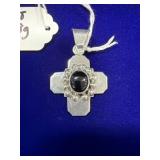 TAXCO TS-102 MEXICO 925 STERLING SILVER & BLACK