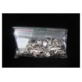 50 Sterling Silver Rings Various Sizes