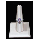 Mystic Topaz Sterling Silver Twisted Band Ring