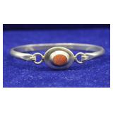 Sunstone Sterling Silver Bracelet