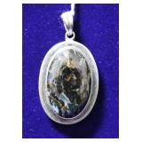 Pietersite Gemstone Sterling Silver Pendant