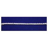 Diamond Scroll Sterling Silver Bracelet