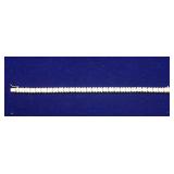 Sterling Silver Double Diamond Tennis Bracelet