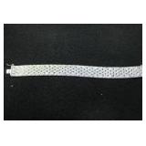 Sterling Silver Flat Woven Bracelet