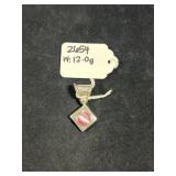STERLING SILVER & PINK CAT