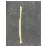 7.5" STERLING SILVER & 14K GOLD BRACELET - MADE