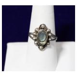 Native American Abalone Shell Sterling Ring