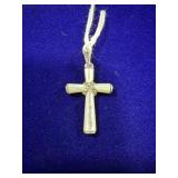 VINTAGE MOTHER-OF-PEARL & MARCASITE STERLING