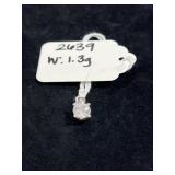 ROUND-CUT SOLITARE CUBIC ZIRCONIA & STERLING