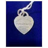 TIFFANY & CO. STERLING 925 HEART CHARM PENDANT