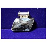 Pietersite Gemstone Sterling Silver Pendant