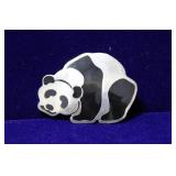 Sterling Silver Panda Brooch