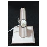 Handcrafted Sterling Mosaic Face w/ Rope Band