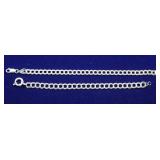 (2) Sterling Silver 925 Double Chain Bracelet