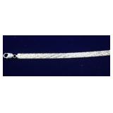 Milor Woven Textured Wide Band Sterling Bracelet