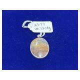 Sterling Silver Oval Bumblebee Jasper Pendant