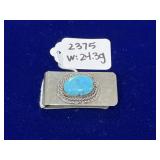 Navajo Sterling Silver Money Clip