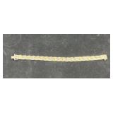 7.5" STERLING SILVER & 14K GOLD BRACELET - MADE